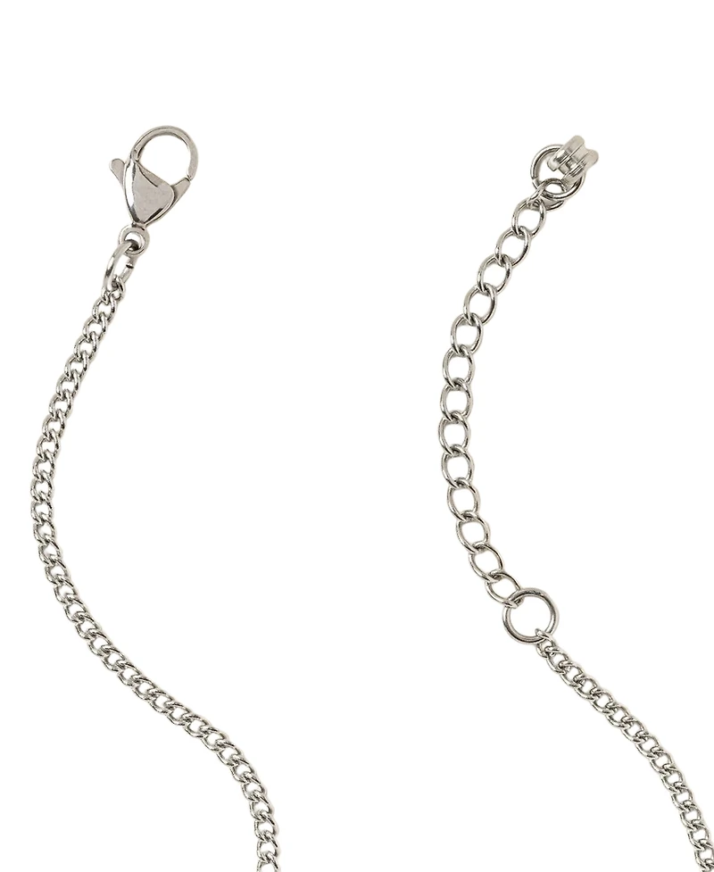 Uncommon Goods Interlocking Circles Steel Pendant Necklace