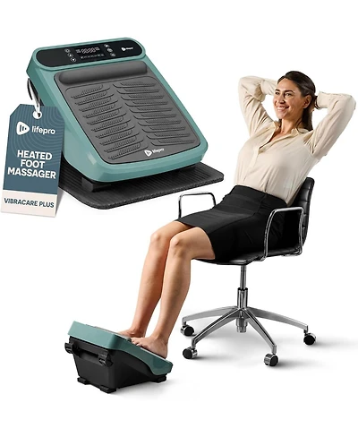 LifePro Foot and Calf Massager with Heat - Neuropathy Relief and Blood Circulation Booster - Soothing Therapy Device