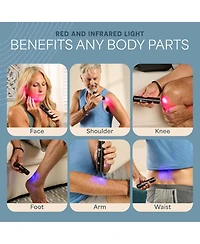 LifePro Red Light Therapy Device – Portable Infrared for Joints, Muscles & Face, 3 Wavelengths