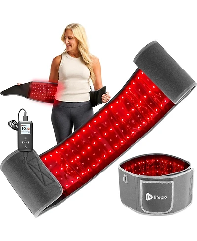 LifePro Red Light Therapy Belt for Muscle Relaxation, Inflammation Relief, and Improved Circulation - Infrared Therapy