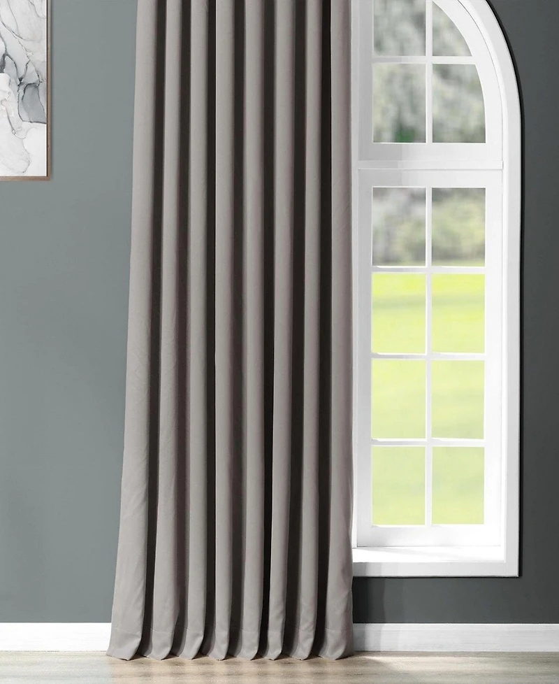 Half Price Drapes Extra Wide Grommet Room Darkening Curtain