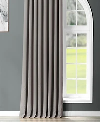Half Price Drapes Extra Wide Grommet Room Darkening Curtain