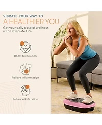 Lifepro Vibration Plate Exercise Machine – Full Body Platform with Magnetic Acupoints for Muscle Toning, Lymphatic Drainage & Recovery