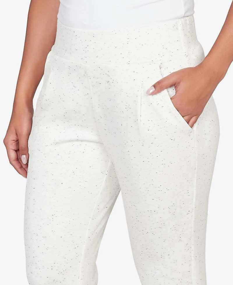 Ruby Rd. Petite Ultra Soft Knit Cuffed Ankle Pant