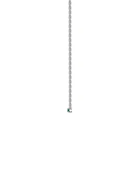 Macy's Lab-Grown Emerald (1/2 ct. t.w.) Necklace in Sterling Silver (also in Multi-Stone)