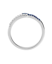 Macy's Lab-Grown Ruby (1/4 ct. t.w.) & White Sapphire (1/5 Ring 14k Gold Over Sterling Silver (also Emerald)