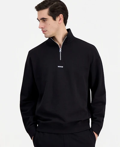 Hugo Boss Men's Durty Relaxed-Fit Half-Zip Sweatshirt