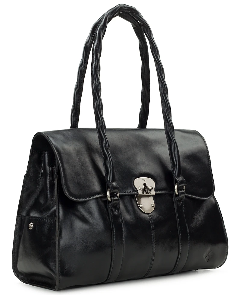 Patricia Nash Vienna Twist-Lock Satchel Bag