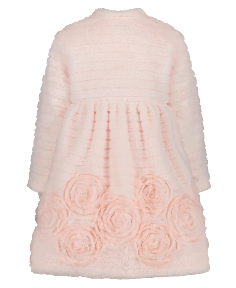 Blueberi Boulevard Baby Girls Fit and Flare Dress Long-Sleeve Coat, 2-Piece Set