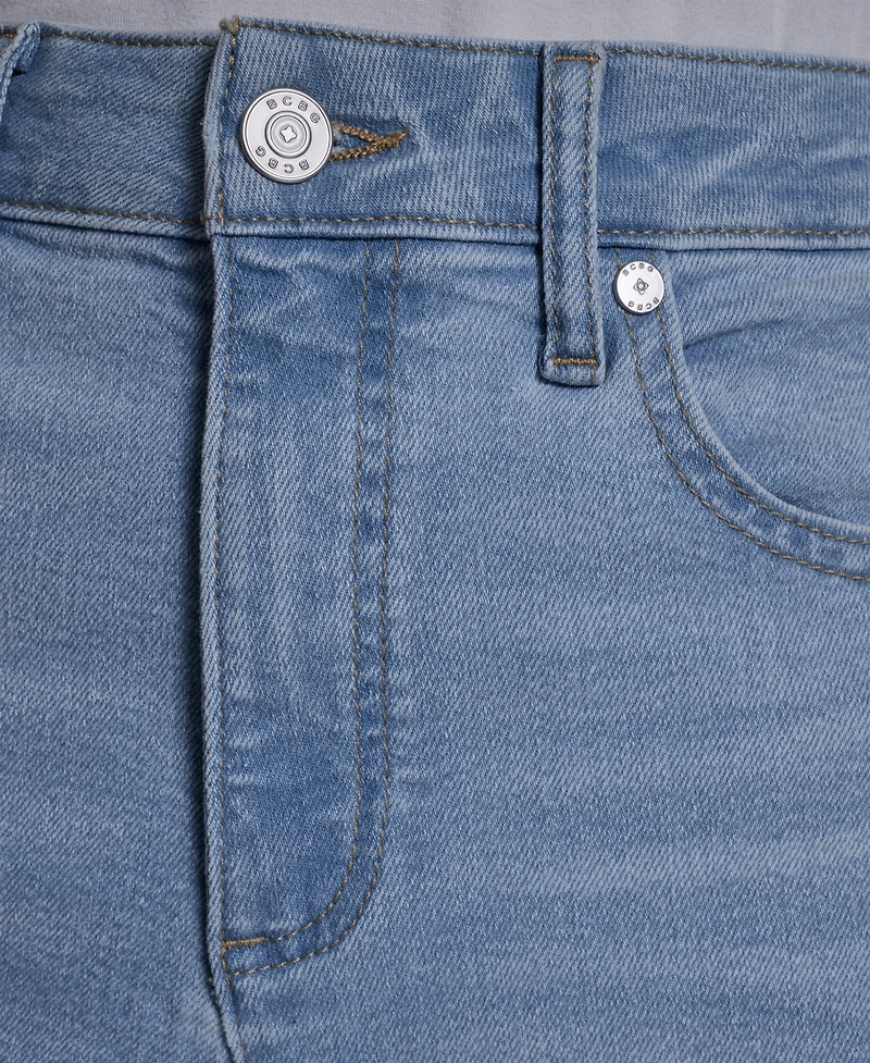 Bcbg Women's Wide Leg Mid Rise Jeans