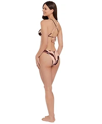 Steve Madden Women's X-Back Ring V-Neck Bralette Top