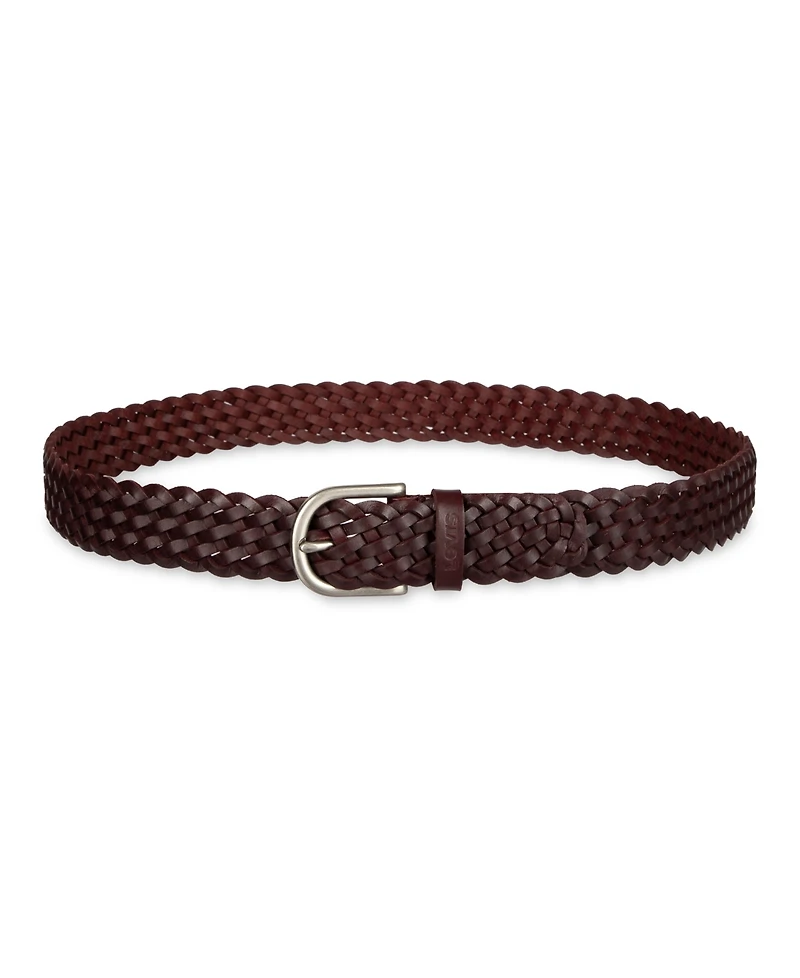 Levi's Women's Fully Adjustable Leather Braided Belt