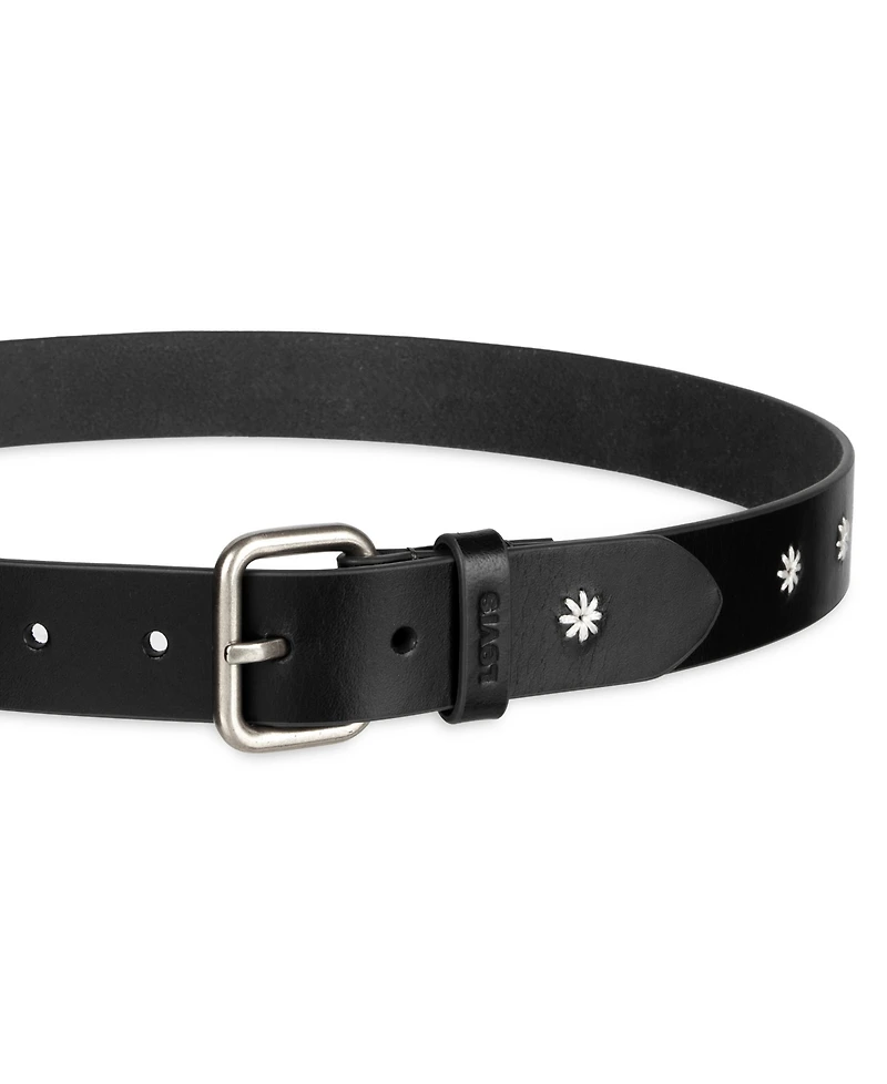 Levi's Women's Casual Floral Embroidered Belt