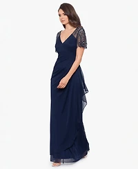 Xscape Petite Embellished Chiffon Gown
