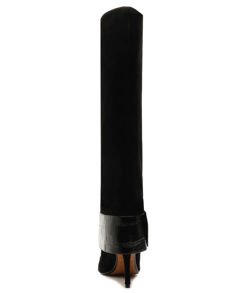 Schutz Women's Beatrix Pointed Toe Dress Boots