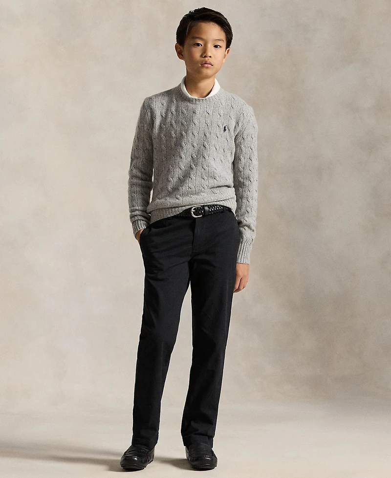 Polo Ralph Lauren Big Boys Straight Fit Stretch Twill Pant