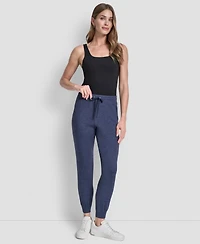 Dkny Women's Mid-Rise Wide Leg Pants
