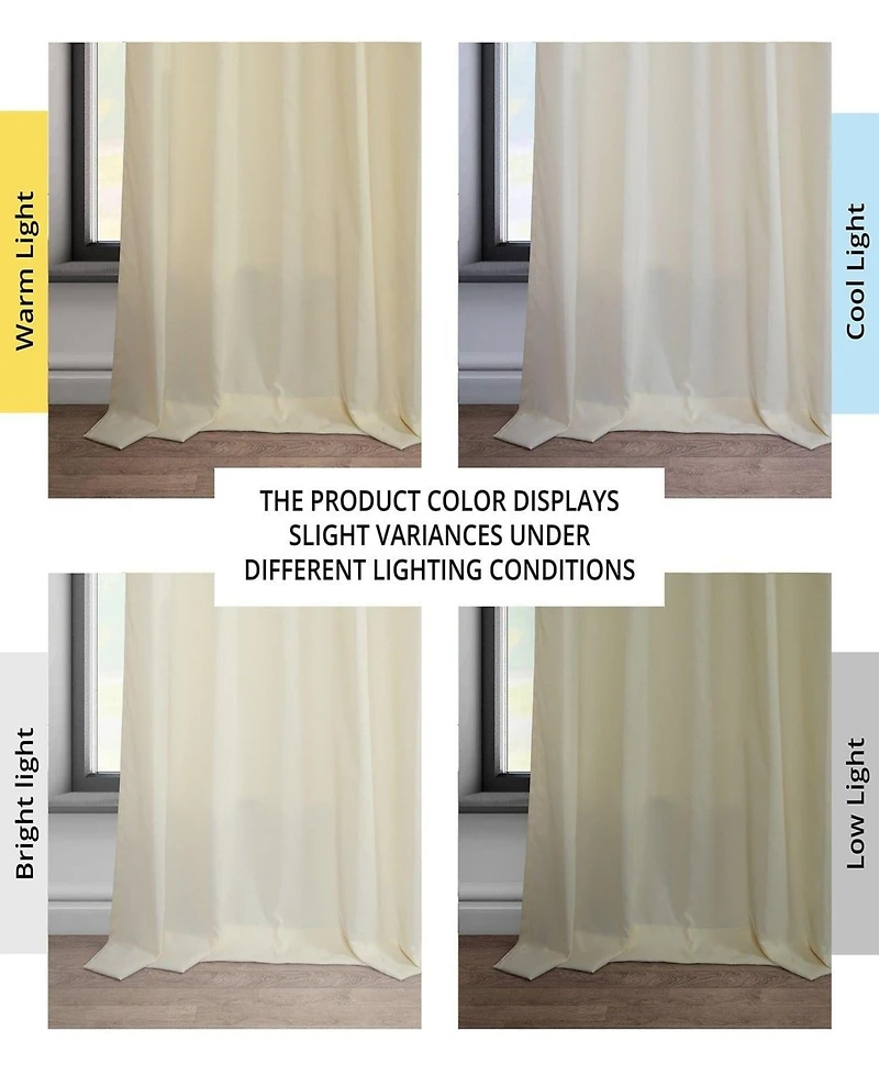 Half Price Drapes Dobby Linen Curtain