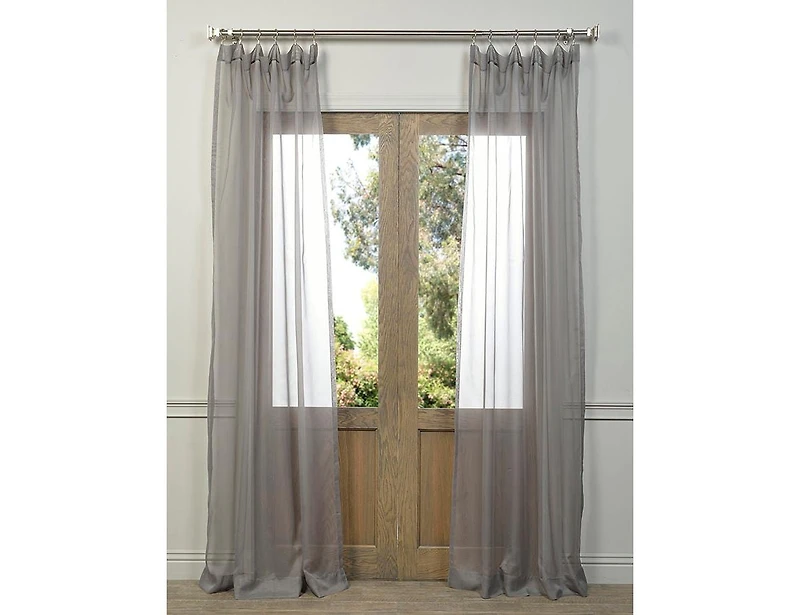 Half Price Drapes Sheer Curtain Pair (2 Panels