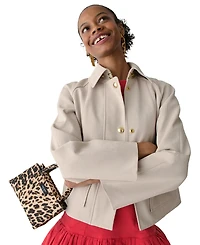 kate spade new york Sam Icon Leopard Print Mini Tote Bag