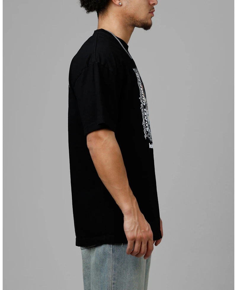 Loiter Men's Women's Faded Print Flannel Shirt