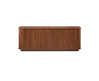 Casainc Storage Cabinet with Tv Stand wave pattern