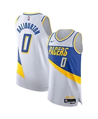 Nike Men's and Women's Tyrese Haliburton White Indiana Pacers 2025/26 City Edition Authentic Jersey