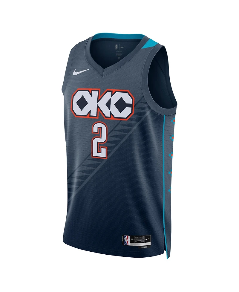Nike Men's and Women's Shai Gilgeous-Alexander Blue Oklahoma City Thunder 2025/26 Edition Swingman Jersey