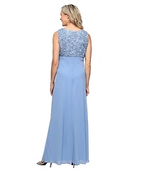 Alex Evenings Petite Soutache-Bodice Gown & Jacket