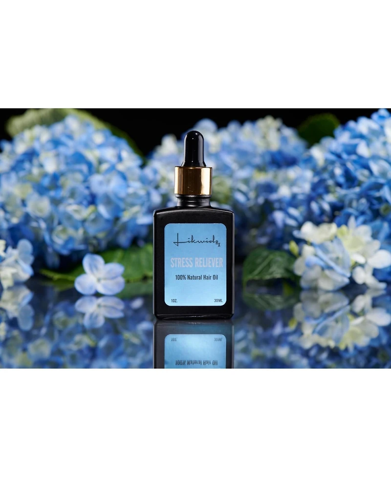 Likwid Rx Stress Reliever 100% Natural Hair Oil, 1 oz