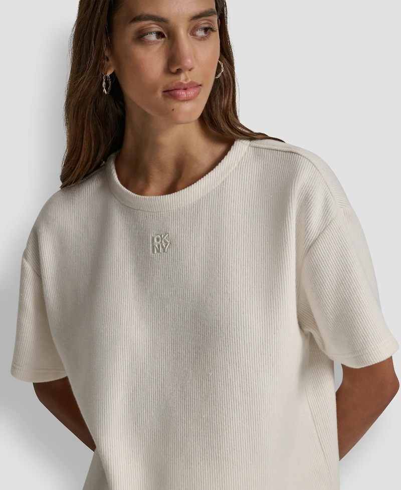 Dkny Jeans Women's Relaxed Boxy Fit T-Shirt