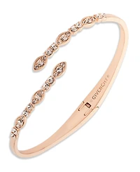 Givenchy Glass Crystal Bypass Cuff Bracelets (also Gold-Tone and Rose Gold-Tone)