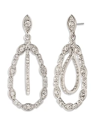 Givenchy Glass Crystal Orbital Dynamic Earrings (also Silver-Tone and Rose Gold-Tone)