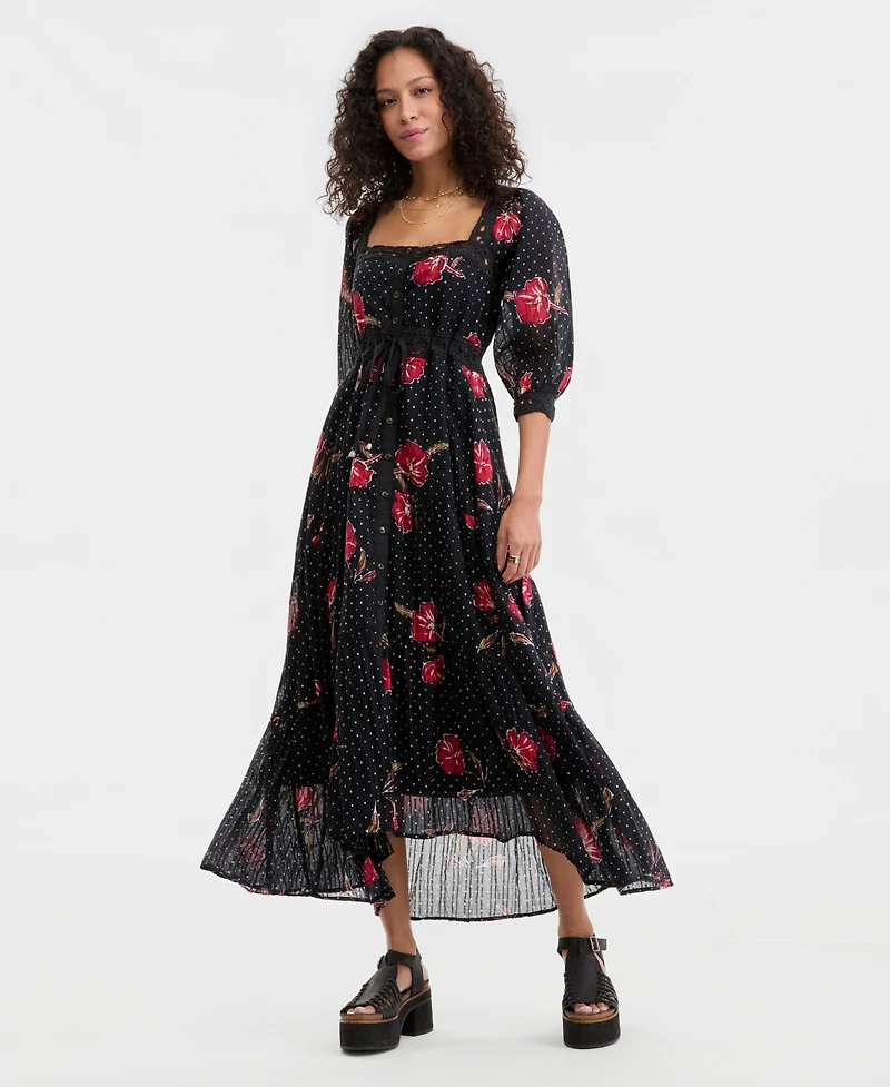 Free People Women's Morning Meadows Cotton Maxi Dress