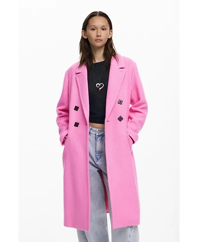 Desigual Women's Double-breasted coat with buttons