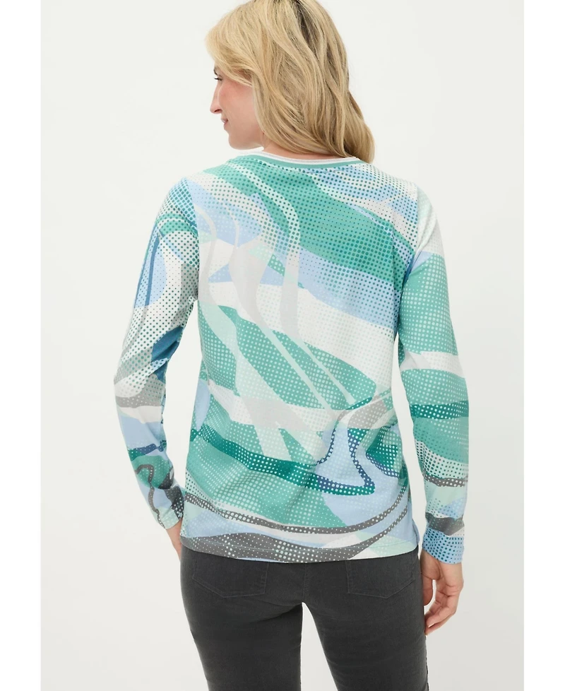 Olsen Women's Panneaux Print T-Shirt