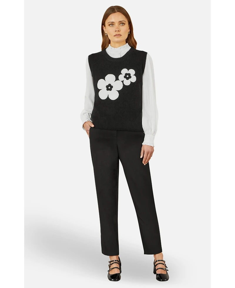 Yumi Women's Tailored Cigarette Pants