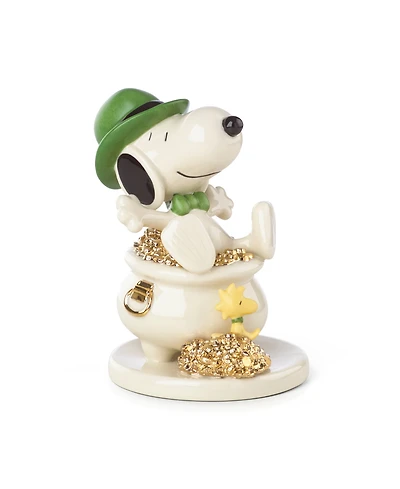 Lenox Lucky Leprechaun Snoopy Figurine