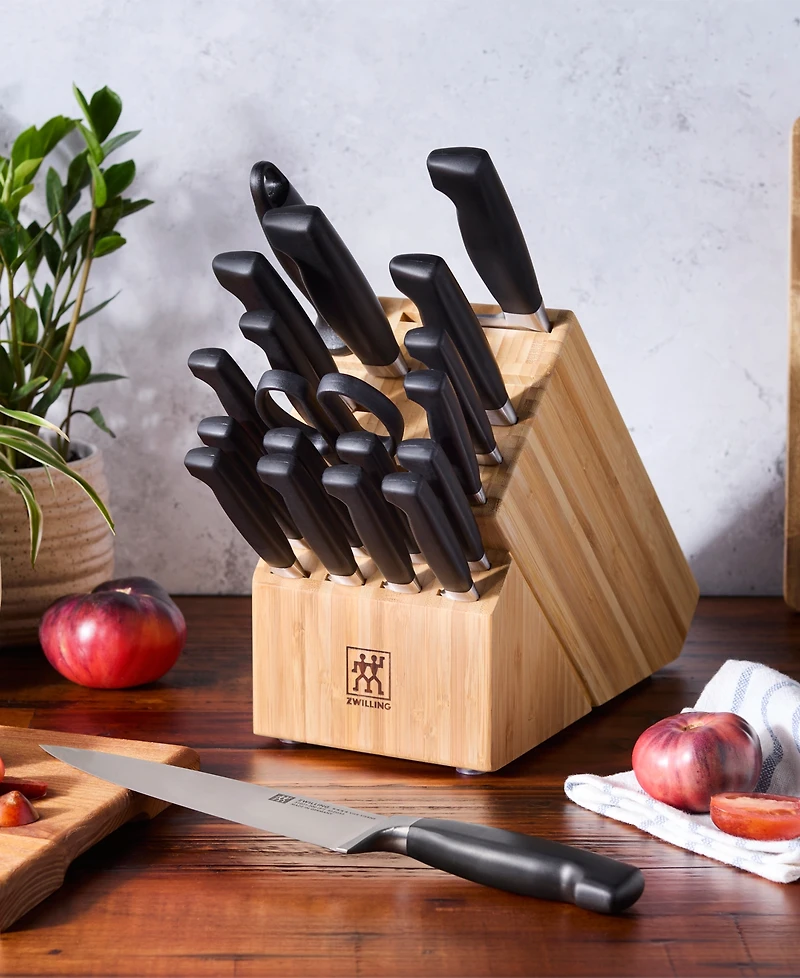 Zwilling Four Star 20pc Knife Block Set