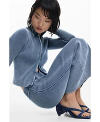 Desigual Women's Zip-knit sweater