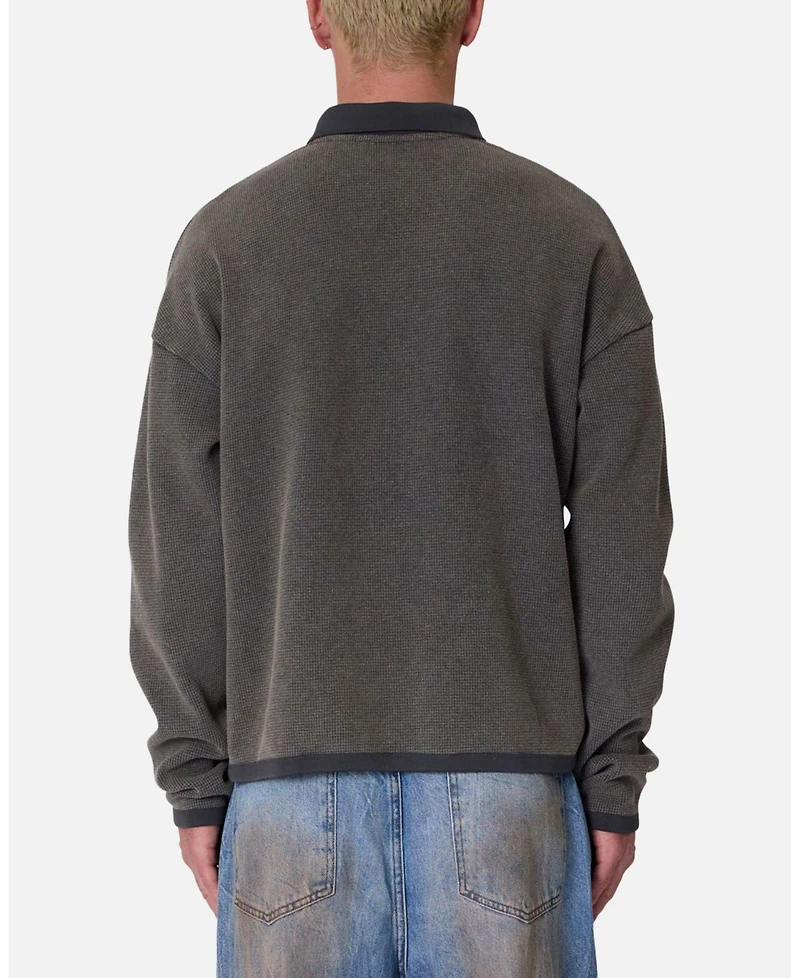 mnml Men's Polo Thermal Long Sleeve