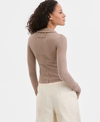 Free People Women's We The Brunch Girl Zip-Front Top