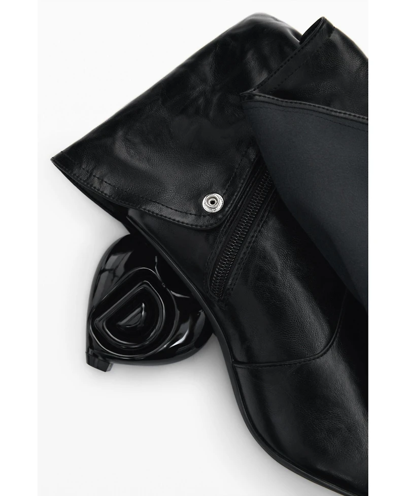 Desigual Women's Fold-over ankle boot