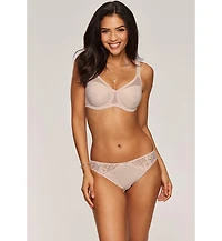 Lascana Women's Lace Overlay T-Shirt Bra