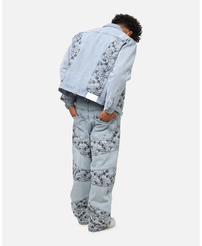 Saint Morta Men's Poison Ivy Panel Denim Jacket