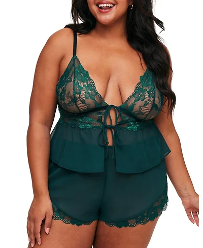 Adore Me Women's Tammy Plus-Size Camisole & Shorts Set Lingerie