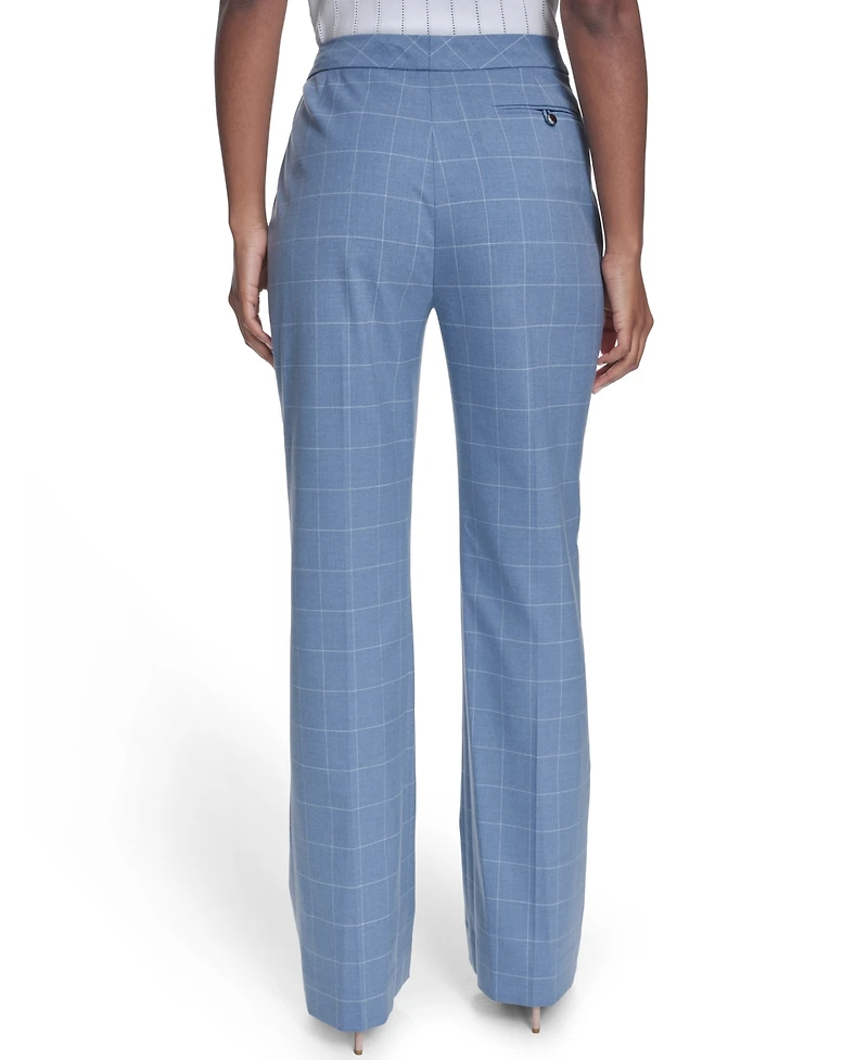 Calvin Klein Women's Windowpane Modern Fit Pants