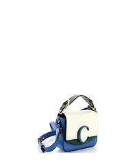 Pre-Owned Chloe Mini C Flap Bag Leather