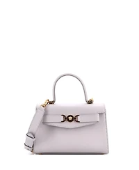 Pre-Owned Versace Small Medusa 95 Top Handle Bag Leather