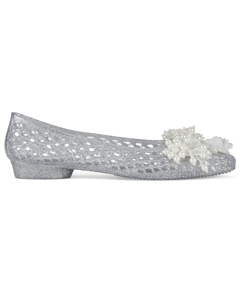 Jeffrey Campbell Women's Whimzy Embellished Jelly Flats